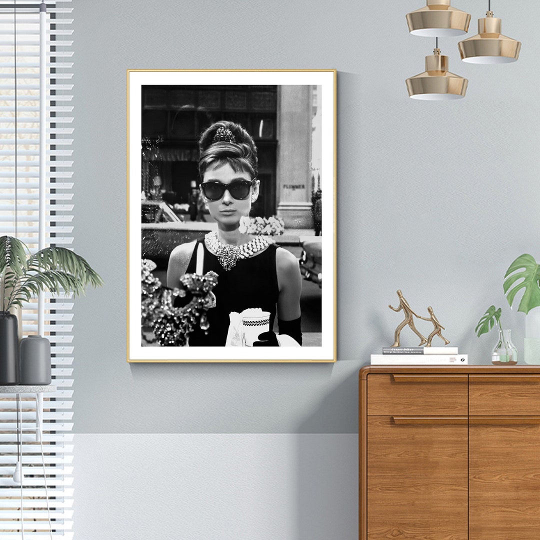 Breakfast at Tiffany's Poster Download Art Black and - Etsy