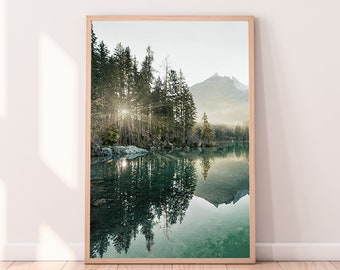 J Reflection Art Print Home Decor Wall Art Poster J Reflection Art Print Home Decor Wall Art Poster
