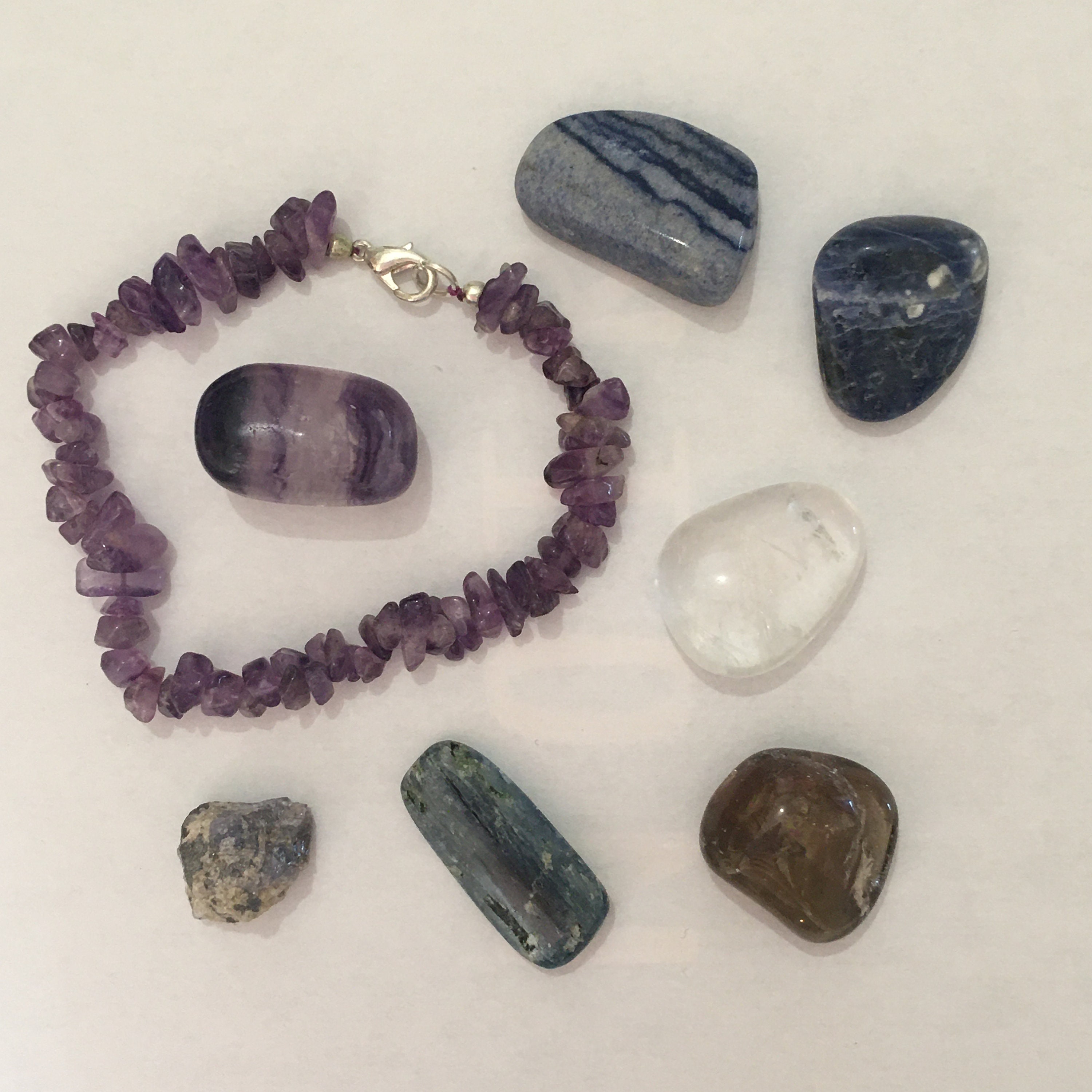 Ensemble de Cristal Pour La Divination/Spiritualité Lecture Tarot