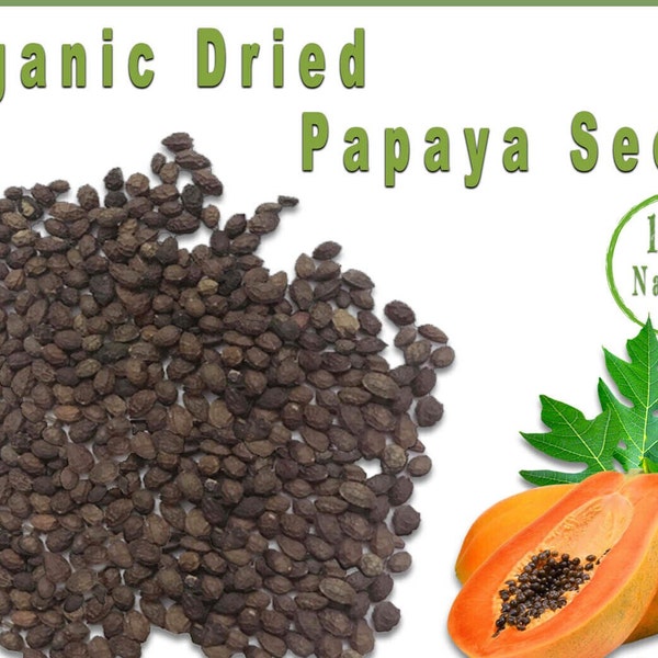 Dried Papaya Seeds 100% Natural Organic From Ceylon