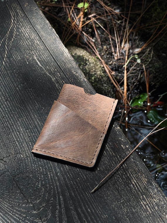 Genuine Leather Slim Card Holder | DIY Leather Wallet Making Kit