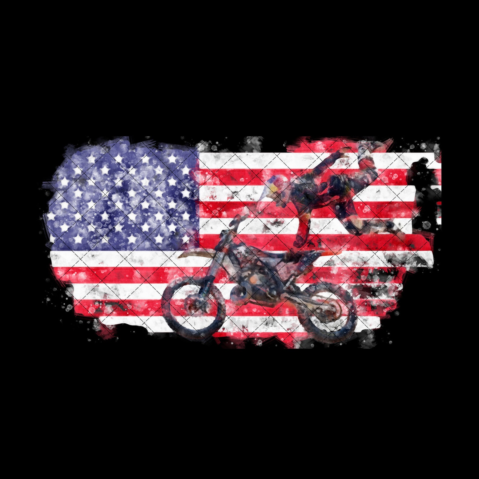 Dirt bike png motocross png american flag Png Sublimation | Etsy