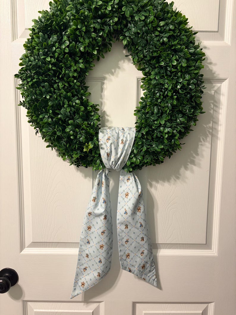 Peter Rabbit Spring/easter Wreath Sash - Etsy