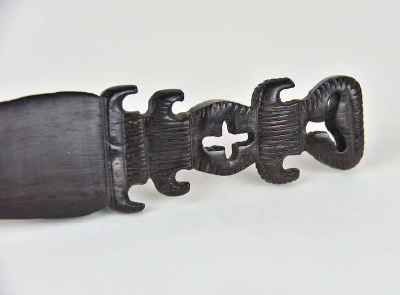 A Finely Carved African Letter Opener Etsy