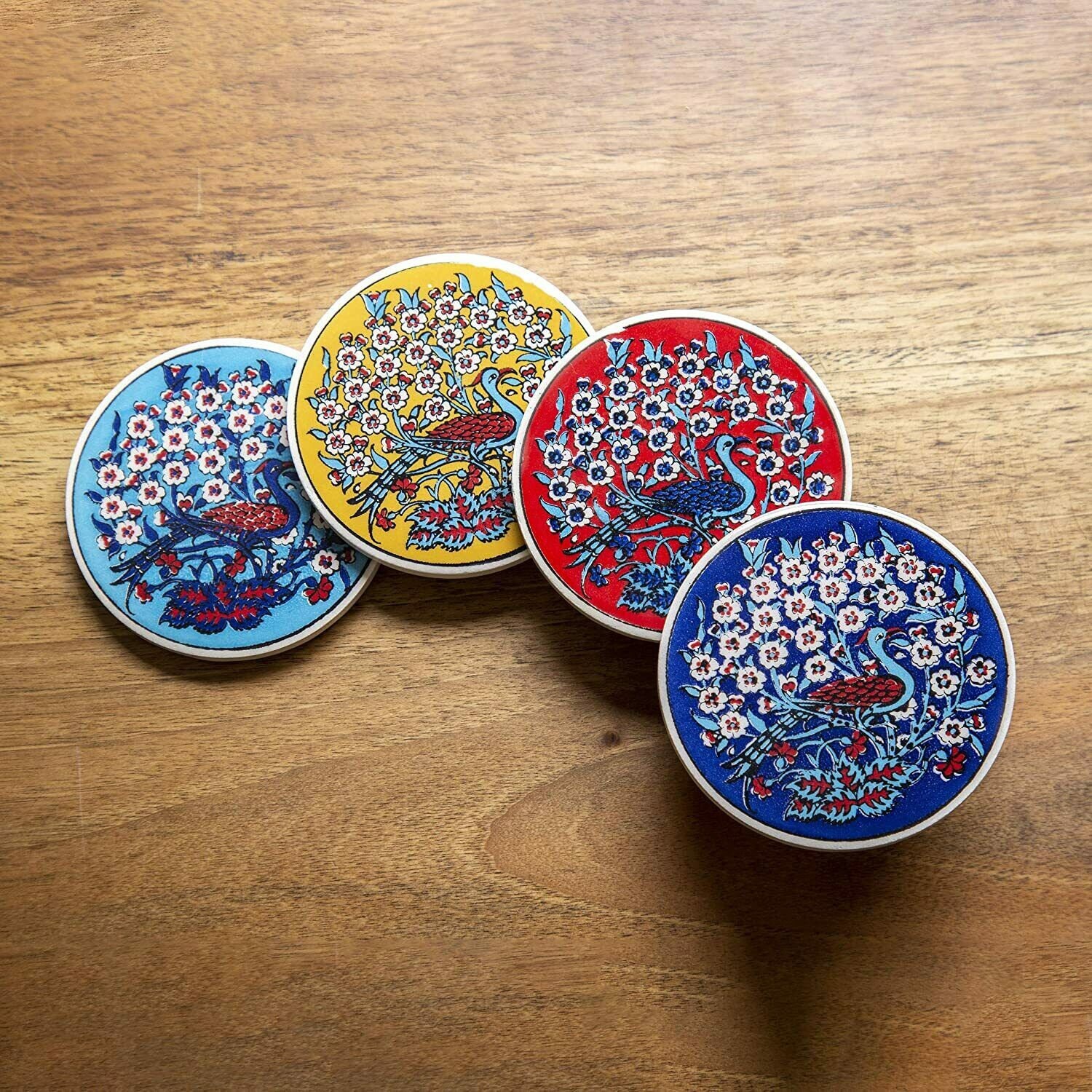 CERAMIC Coasters Set of 4 Drinks Coasters for Cups Mugs Etsy