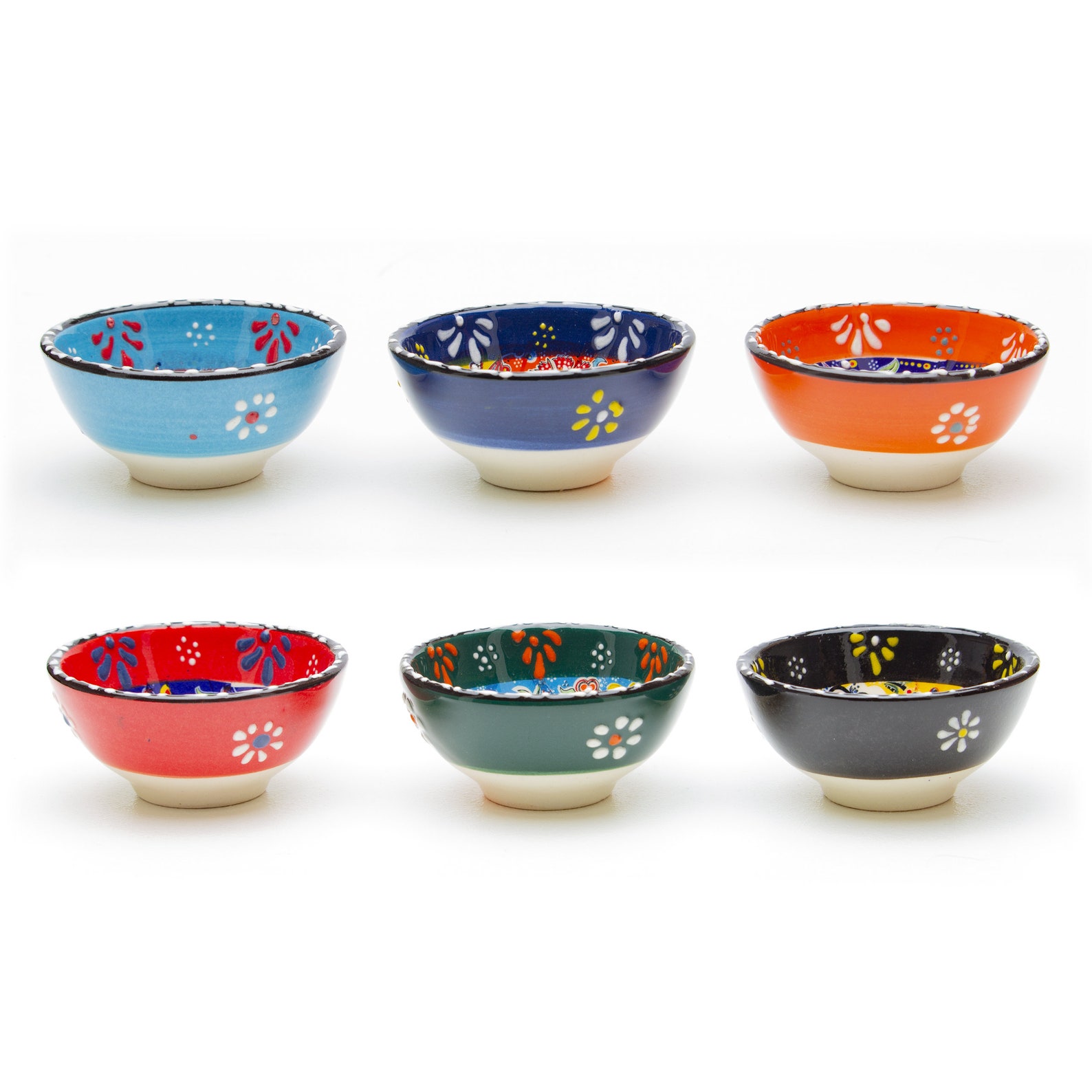 Small Ceramic Bowls Set of 6 Snack Bowls for Tapas Etsy
