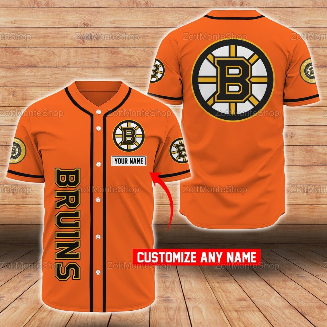 Personalized Boston Bruins Baseball Shirt NHL Jersey Etsy