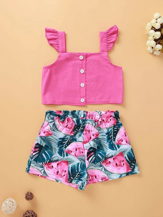 Cute Baby Girl Clothes Toddler Girl Top & Shorts Little Etsy
