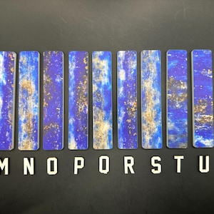 Diamond Painting Tray Minder Accessories Drill Tray Support for Easel or Draft Table - Blue Lapis 5" Straight