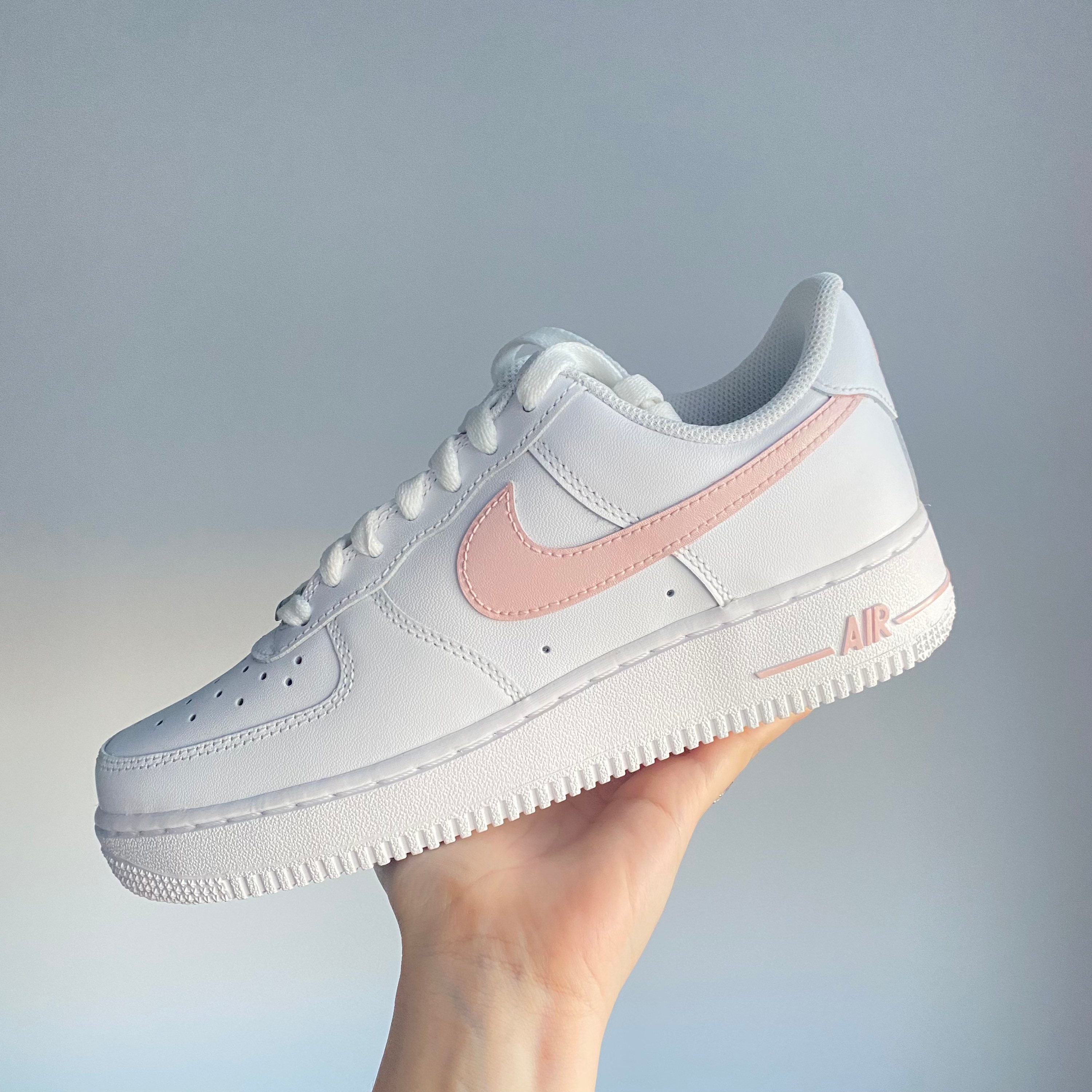 Baby Pink Swoosh Nike Air Force 1 - Etsy