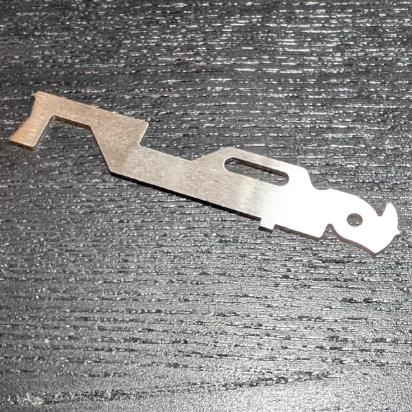 Cuchillo de empuje hecho a medida para Leatherman FREE T4, ARC, etc. 316 SS