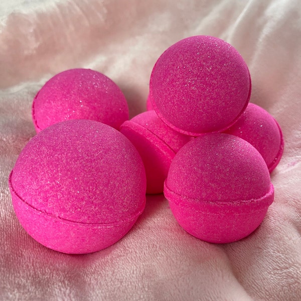 Pink Bath Bomb - Etsy