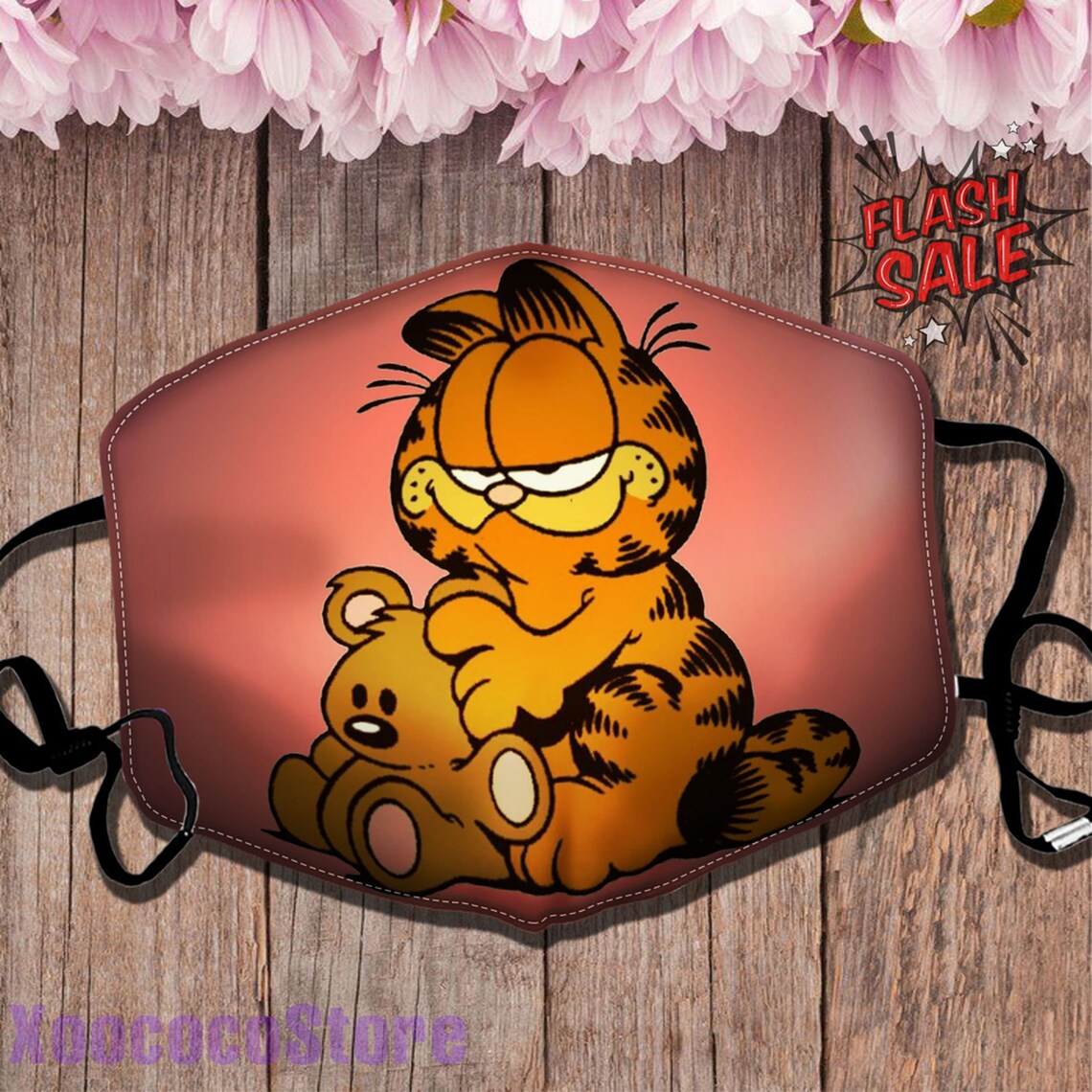 Garfield and Friends Face Mask Garfield and Friends Cartoon | Etsy
