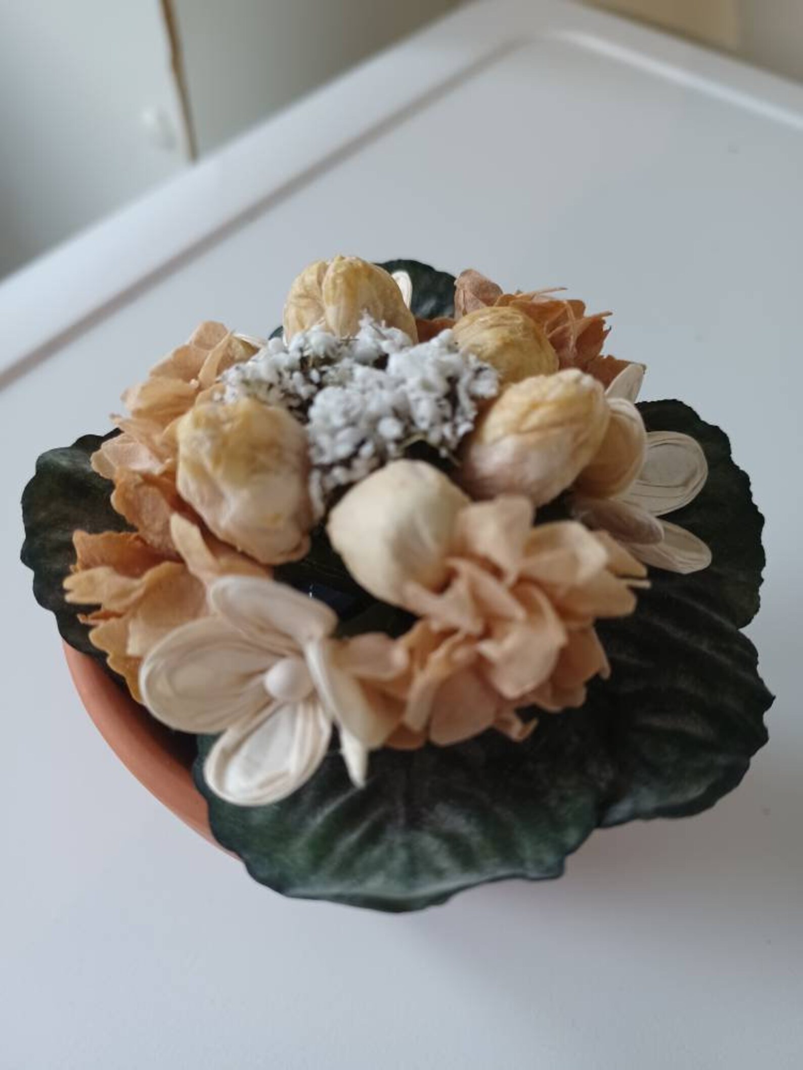 Miniature Flower Pot With Dried Flowers Etsy UK