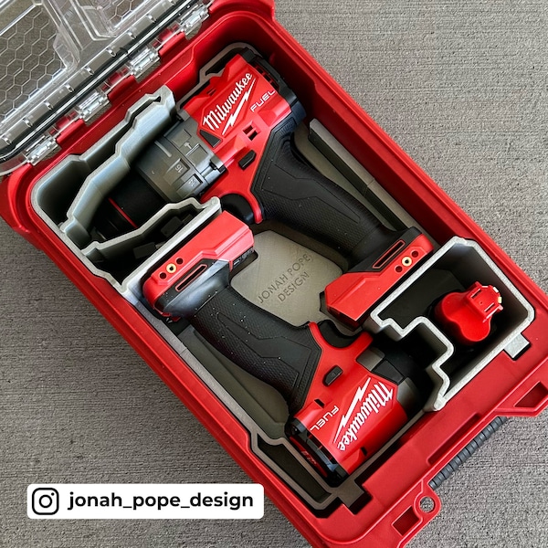 M18 Drill & Impact Gen 4 for Milwaukee Packout by Jonah Pope Design