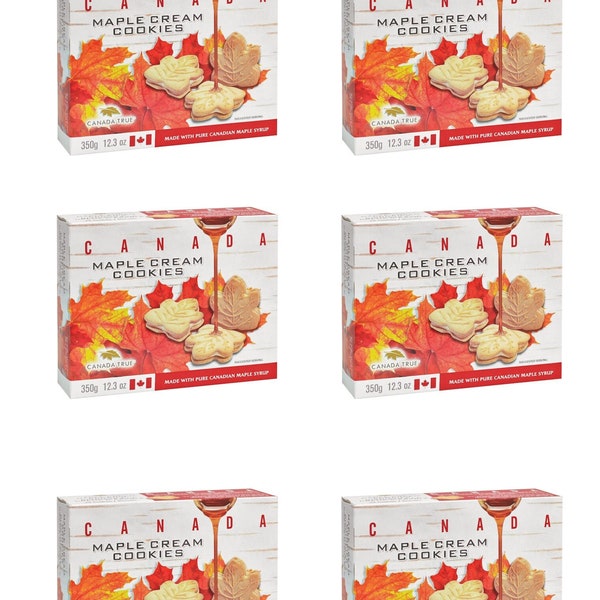 6 Canadese koekjes met esdoorncrème 350 g.