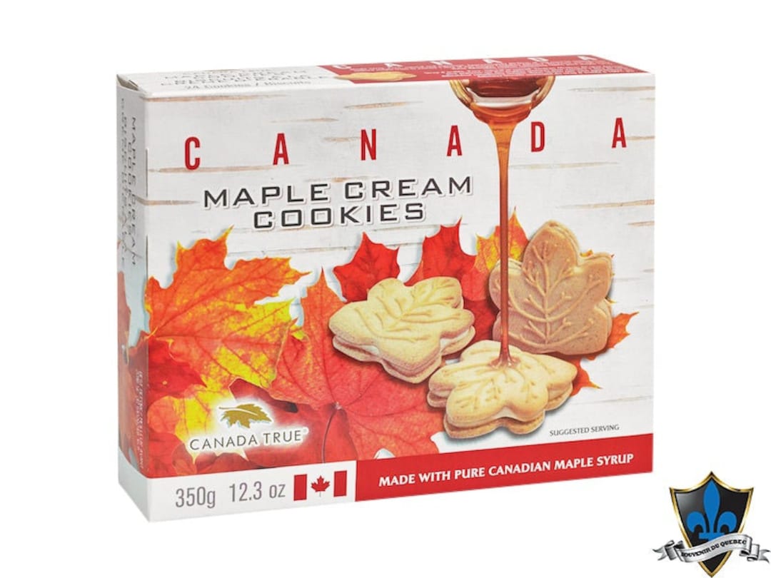 Maple Cream Canadian Cookies 350G. Etsy