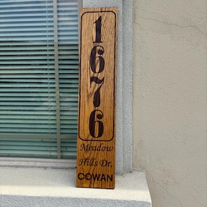 Address Sign