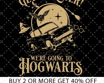 Wizard Flying Car Shirt, Get In Loser We're Going To Hogwart Shirt, HP Shirt, Universal Studios Shirt, Wizard Shirts, Gift For Fan