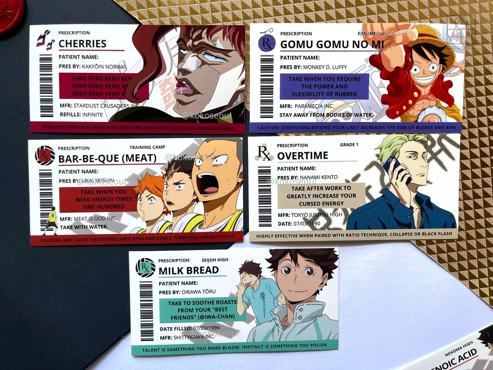 Anime Prescription Bottle Stickers Etsy