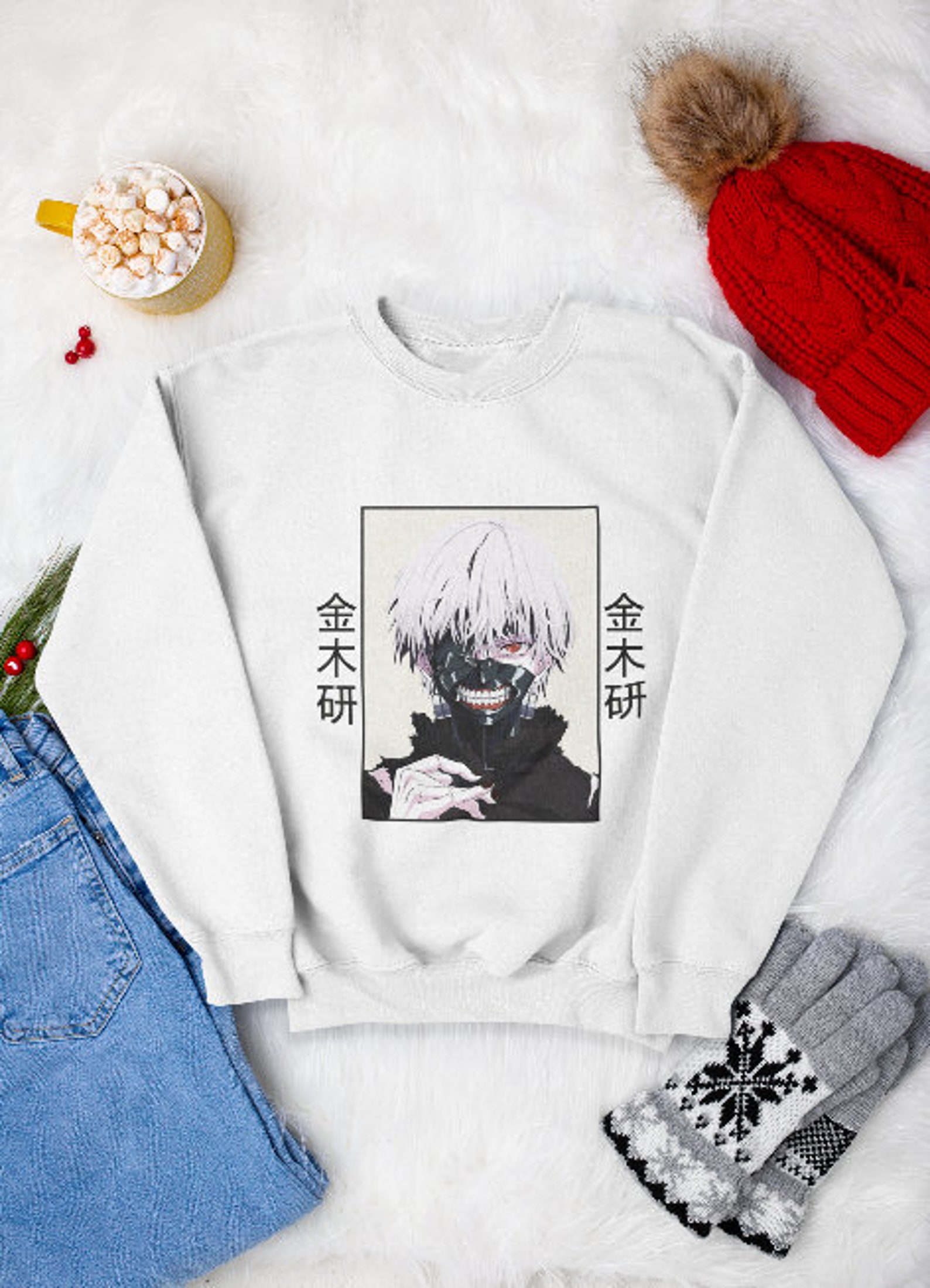 etsy anime sweatshirt