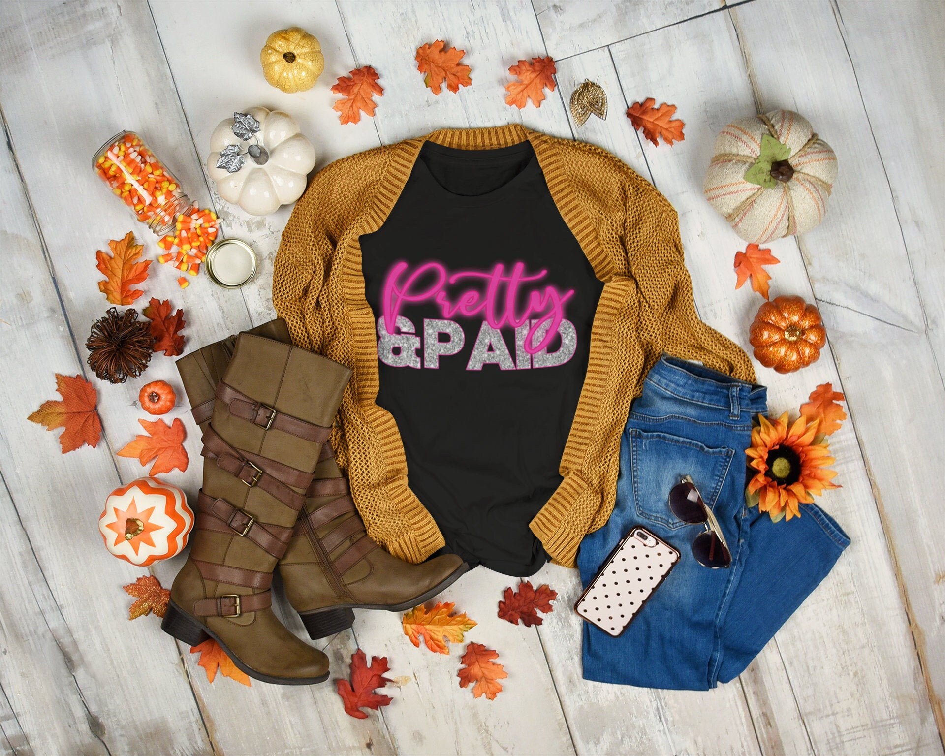 Pretty & Paid Tshirt For Women Women Tshirt Pretty Etsy