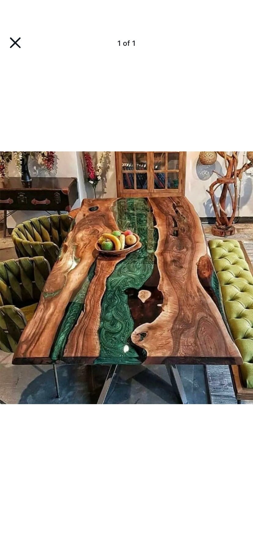 Large Epoxy Resin Wood Cutting Board Handcrafted Cutting Etsy