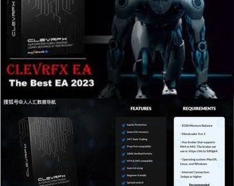 CLEVRFX v3 Ea trading Robot Forex Unlimited license  MT4 NO DLL lifetime update