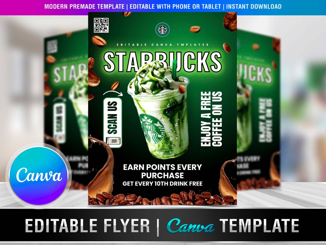 starbucks-flyer-diy-editable-canva-template-printable-social-media