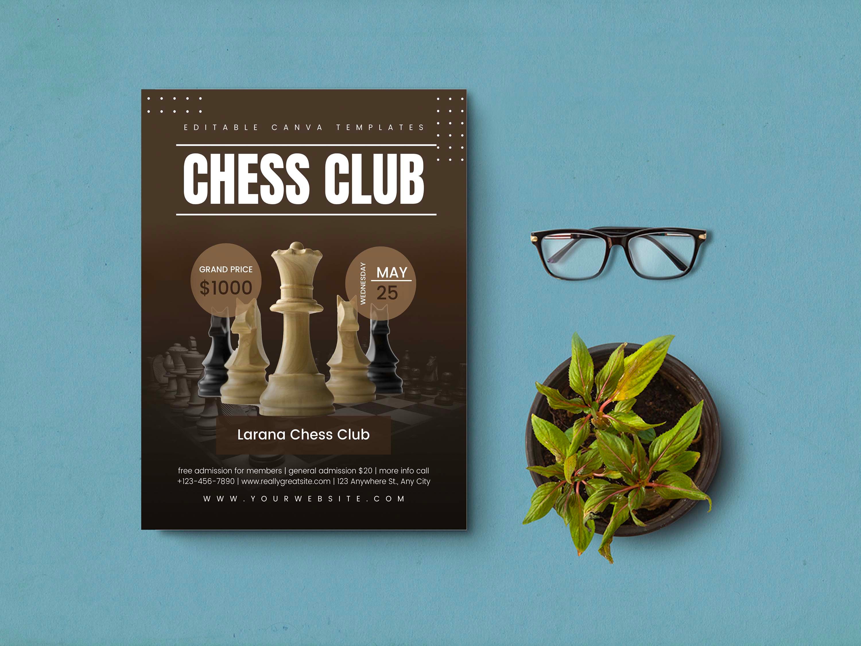 Chess Club Home Page Divi Layout by Elegant Themes