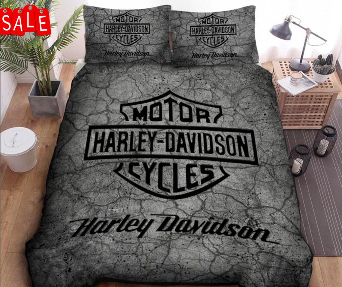Harley Davidson Bedding Set The vintage bedding setAmerican Etsy