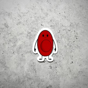 Erythrocyte Red Blood Cell Sticker