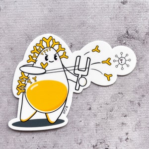 B Cell Immunology Sticker