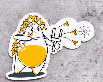 B Cell Immunology Sticker