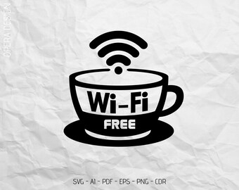 Download Scanncut Png File For Cutting Cricut Free Wifi Sign Svg File For Bars Restaurants Shops Free Wifi Cup Sing Svg File Fot Silhouette Clip Art Art Collectibles Aabenthus Cbs Dk
