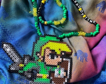 Link Zelda Kandi Perler Necklace