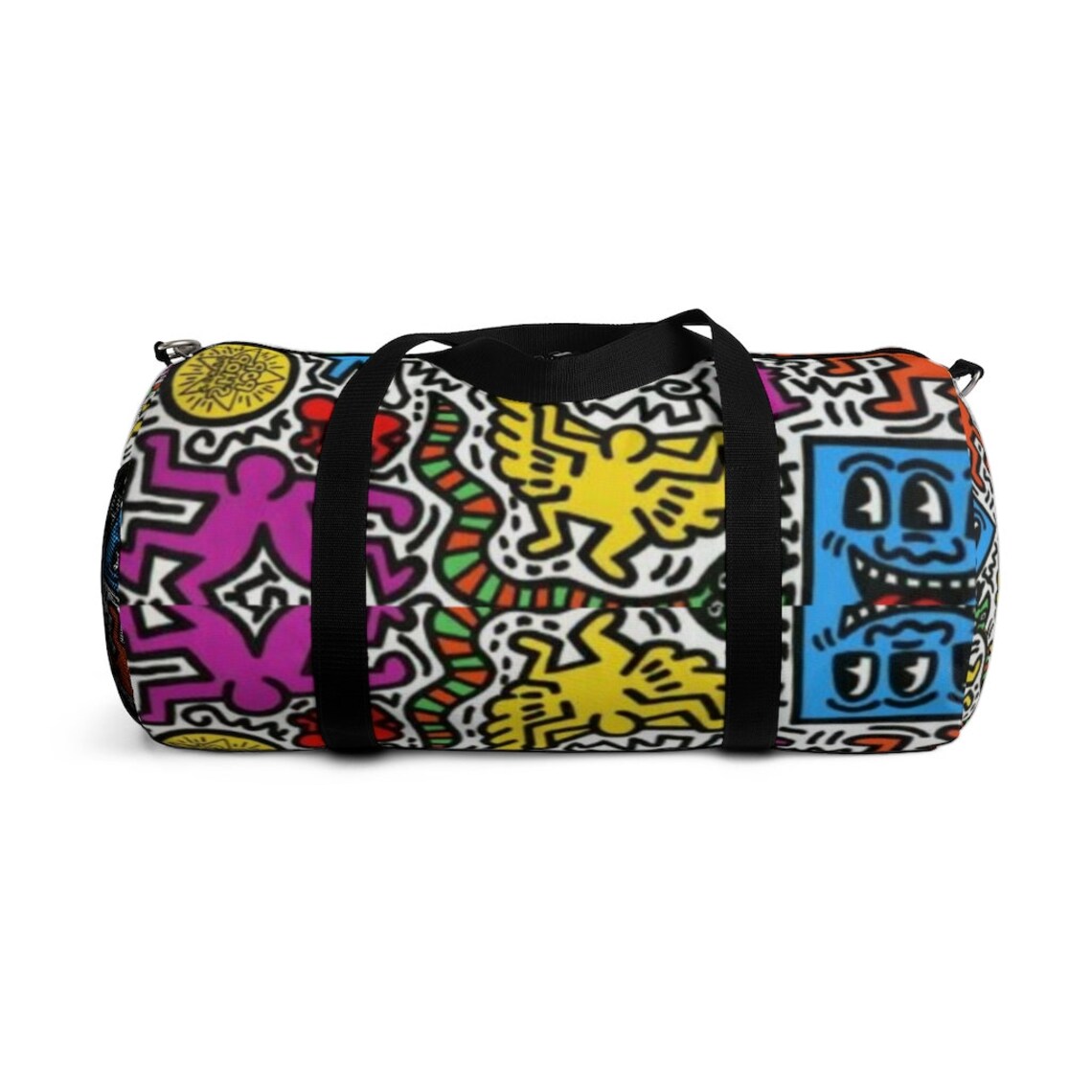 Keith Haring Art Duffel Bag Etsy