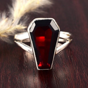925 silver Ring,Garnet Gemstone Handmade Ring, Statement Ring, Unique Ring, Religious Ring, Beautiful Ring, men Ring, Women Ring,