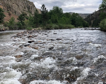 Rainy Day Confluence on the Poudre