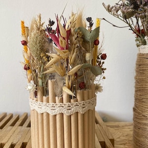 Lantern, dried flowers, decoration, decoration, flowers, table decoration, floral arrangement, handmade, arrangement, gift idea, spring decoration