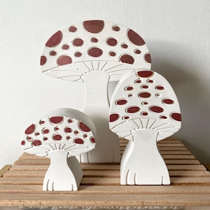 Raysin Autumn Decoration, Mushrooms, Mushroom, Decoration, Autumn Magic, Nature, Set, Handmade, Gift Idea, Set