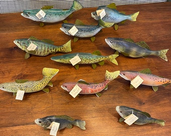 Original Fish Decoys by Dave Kober