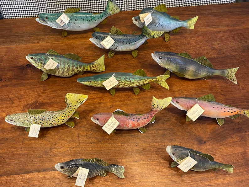 Original Fish Decoys by Dave Kober Etsy