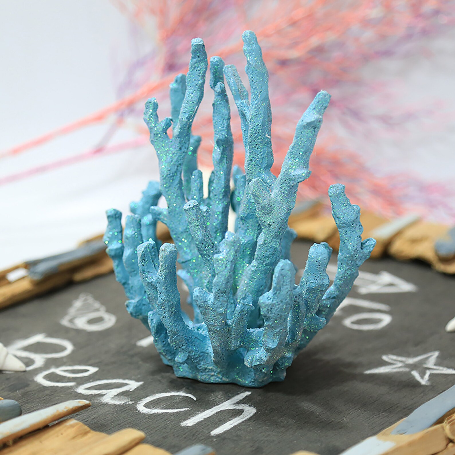 Fish Tank Coral Ornaments Resin Coral Reef Ornaments Ocean Etsy