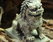 Fish Tank Feng Shui Landscaping, Zen Ancient Buddha Statue Decoration, Aquarium Stone Lion Resin Decoration, Fish Tank Lion Decoration