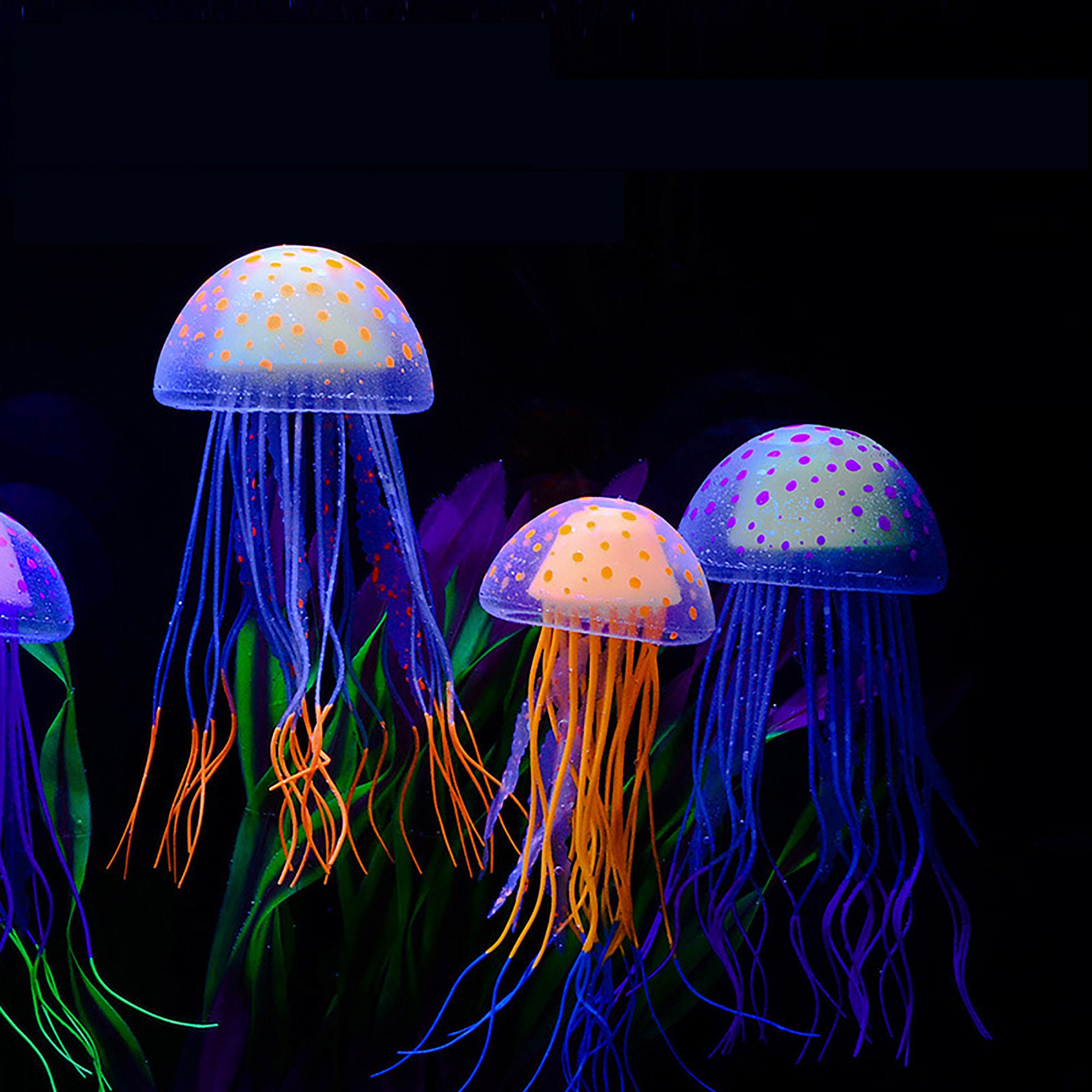 Aquarium Jellyfish Decoration Luminous Silicone Jellyfish. Etsy