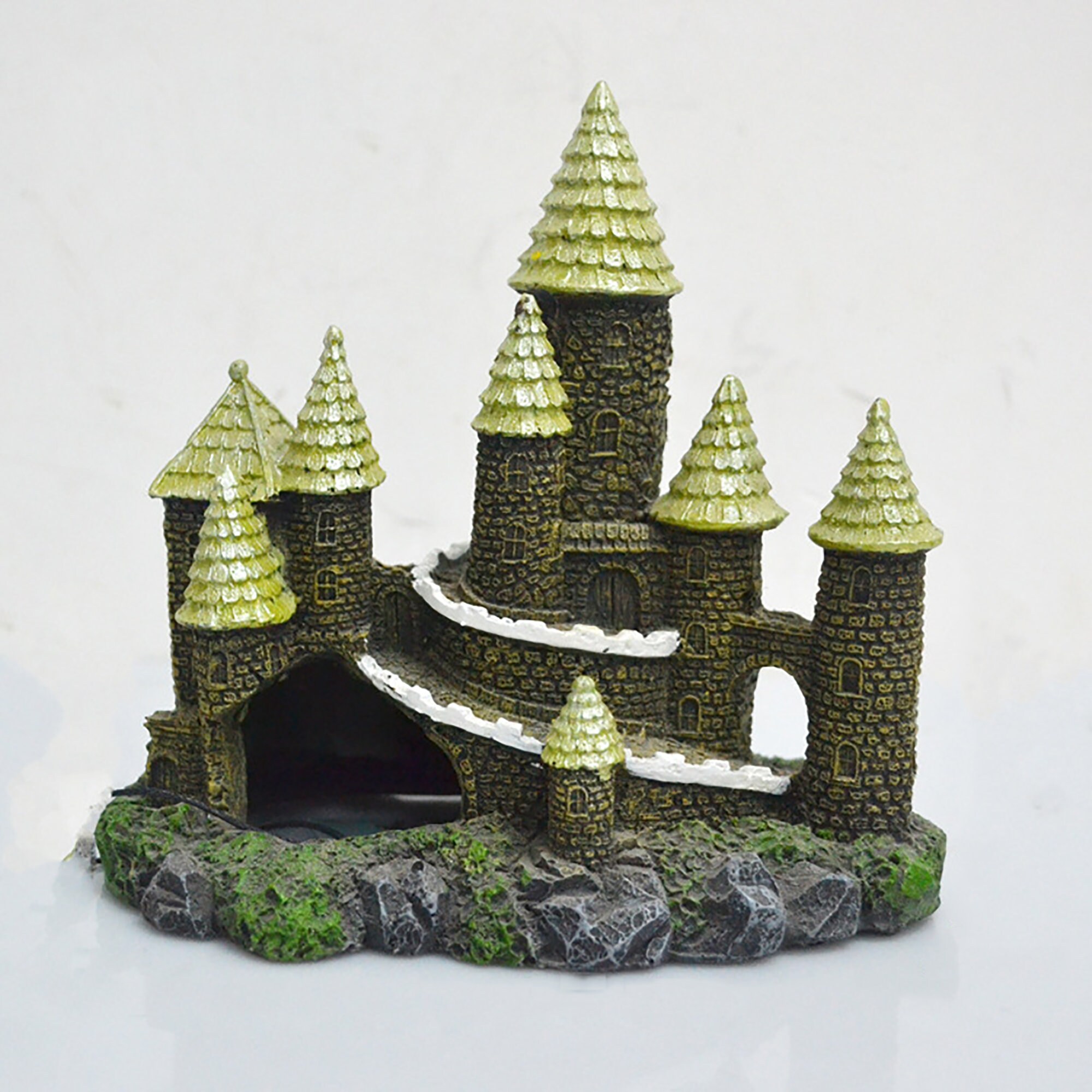 Aquarium Decoration Fish Tank Castle Decoration Aquarium Etsy