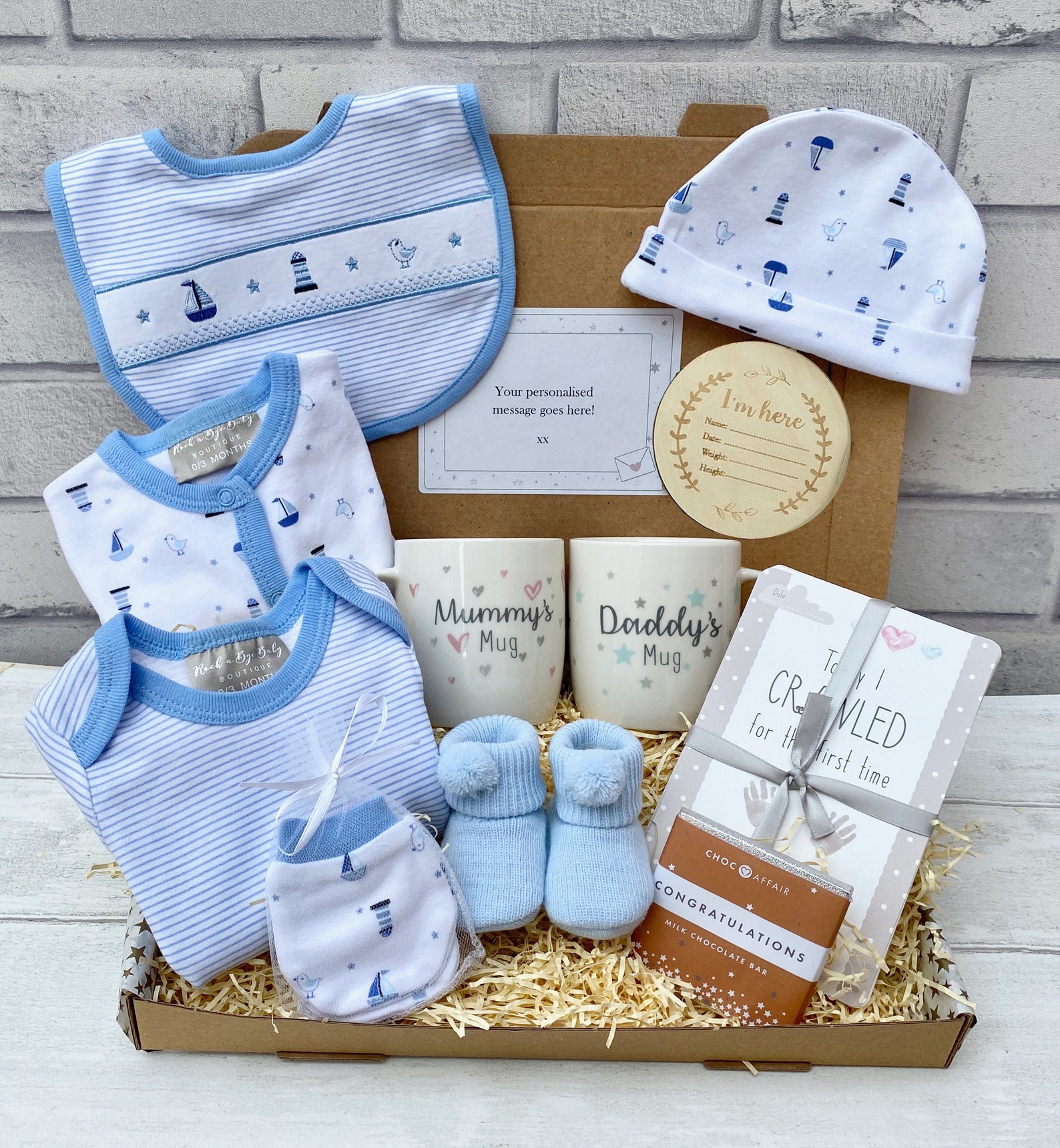 New BABY BOY HAMPER Baby Gift Box Mom & Dad Gifts Cute - Etsy UK