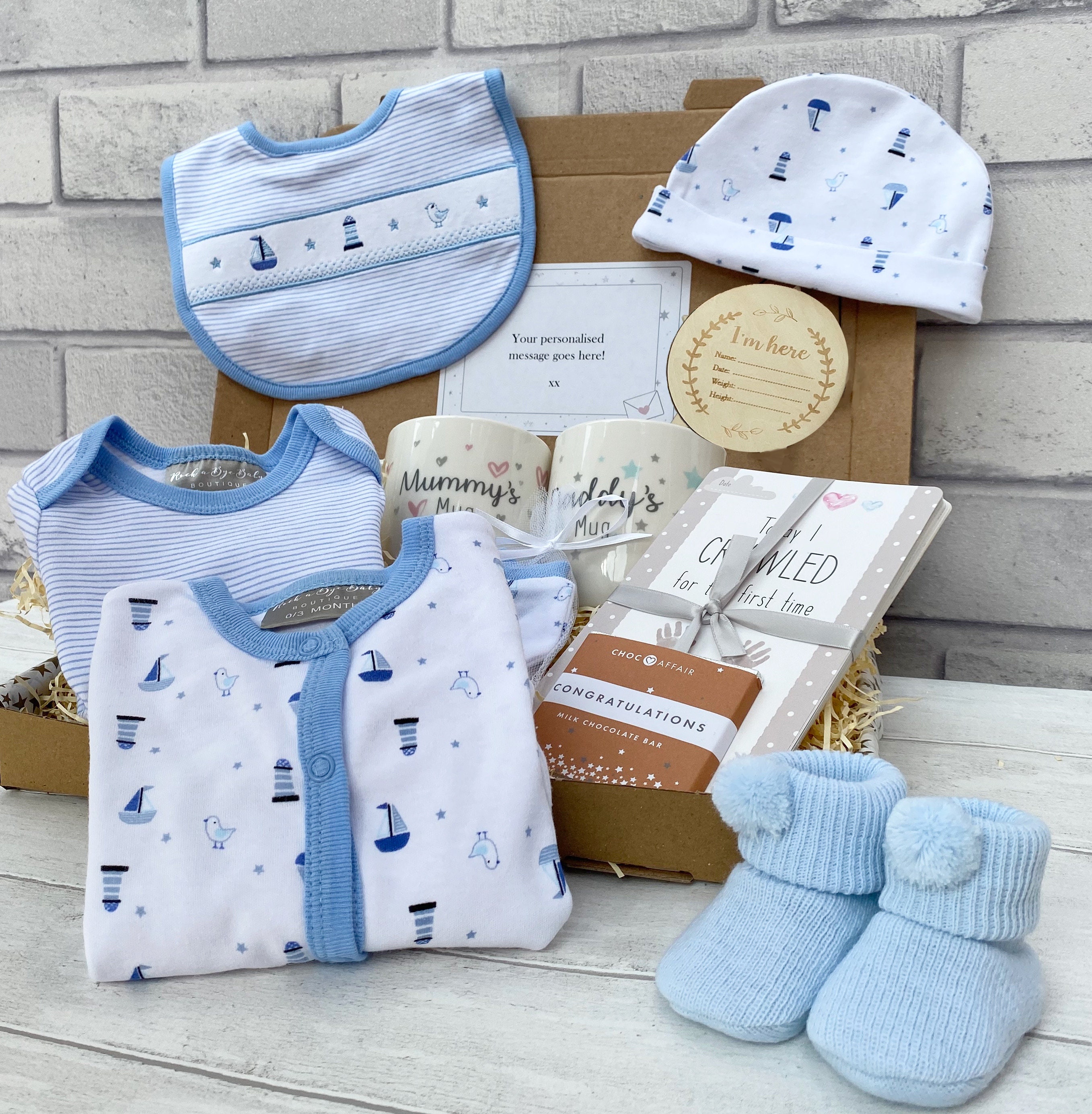 New BABY BOY HAMPER Baby Gift Box Mom & Dad Gifts Cute - Etsy UK