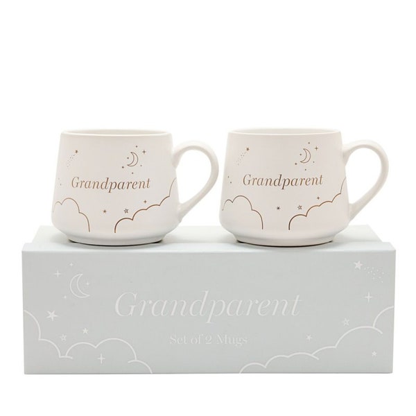 Grandparents MUG GIFT SET |  Baby Shower | Pregnancy gift